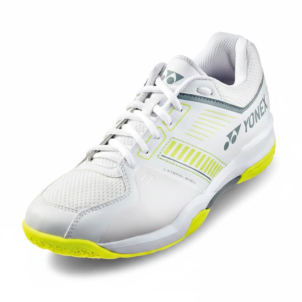 Yonex Power Cushion Strider Flow (White/Lime) UNISEX WIDE Badminton Shoes [VIP Sale]
