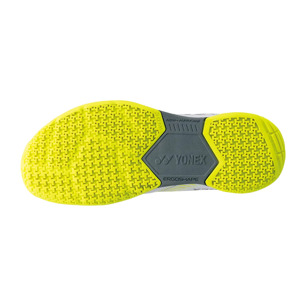 Yonex Power Cushion Strider Flow (White/Lime) UNISEX WIDE Badminton Shoes [VIP Sale]