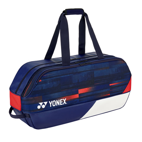 Yonex 2024 Limited Pro Series Tournament Bag White/Navy/Red (Medium - 6pcs)
