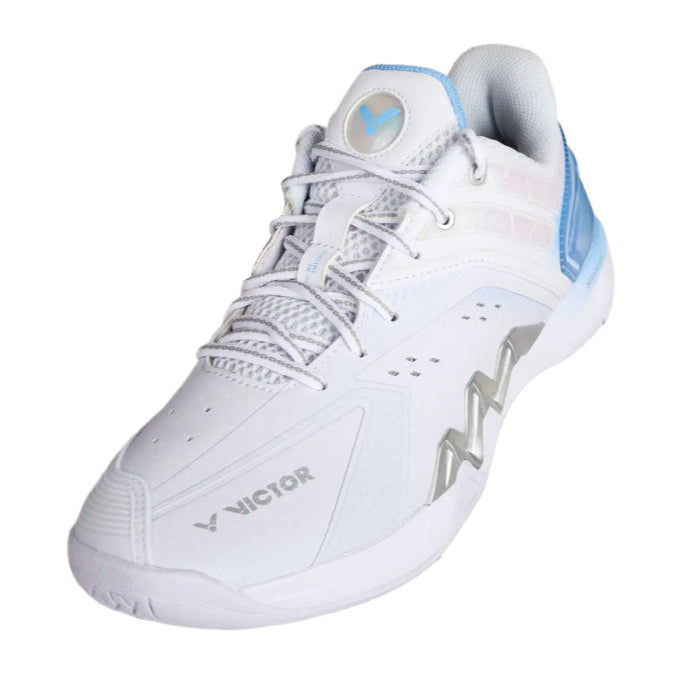 NEW 2025 Victor P8500 NitroLite AF (White/Sky Blue) UNISEX Badminton Shoes