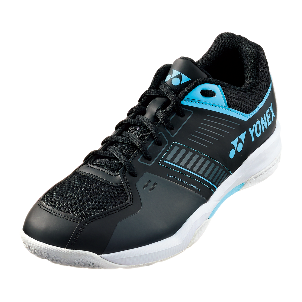 Yonex Power Cushion Strider Flow (Black/Blue) UNISEX WIDE Badminton Shoes