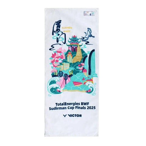 Victor Sudirman Cup Sports Towel (White)