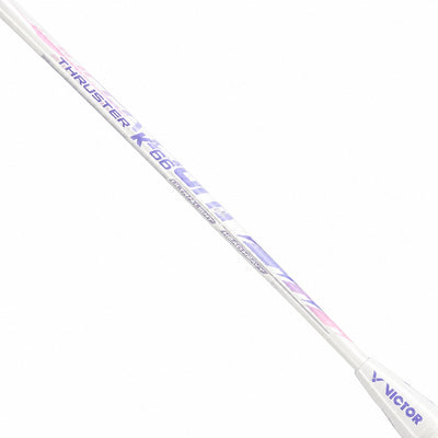 Victor Thruster K 66 White (66 grams) Badminton Racquet