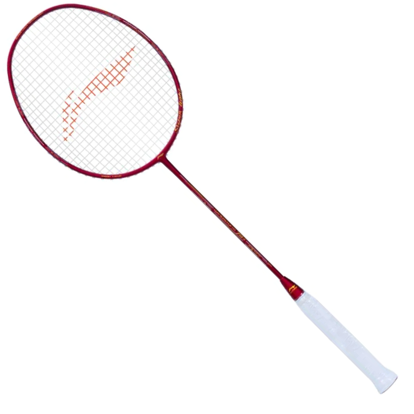 Li Ning Windstorm 79S Red/Gold (Lightweight 79 grams) Badminton Racquet