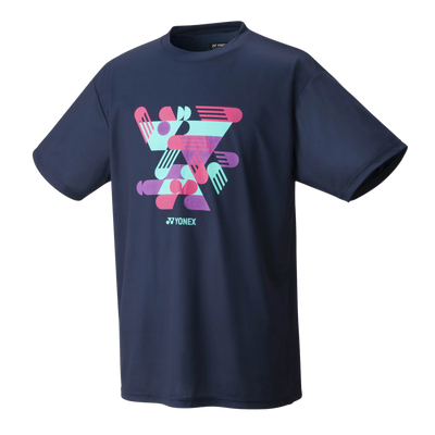 Yonex UNISEX Graphic T Shirt YM0043 (Indigo Marine) [CLEARANCE]