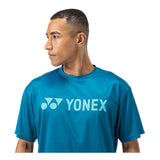 Yonex UNISEX Logo Print T Shirt YM0046 (Blue Green)