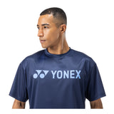 Yonex UNISEX Logo Print T Shirt YM0046 (Indigo Marine)