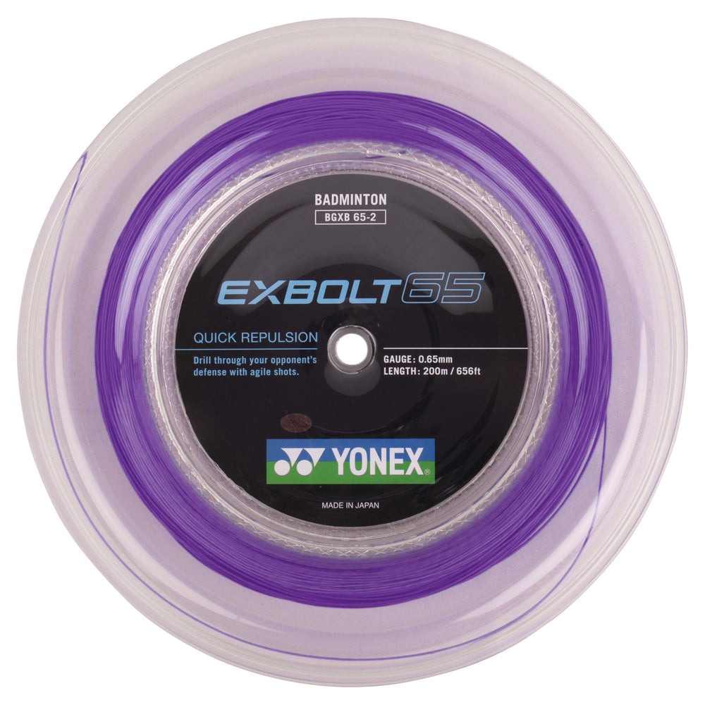 Yonex Exbolt 65 200m Reel Badminton String – Badminton Click