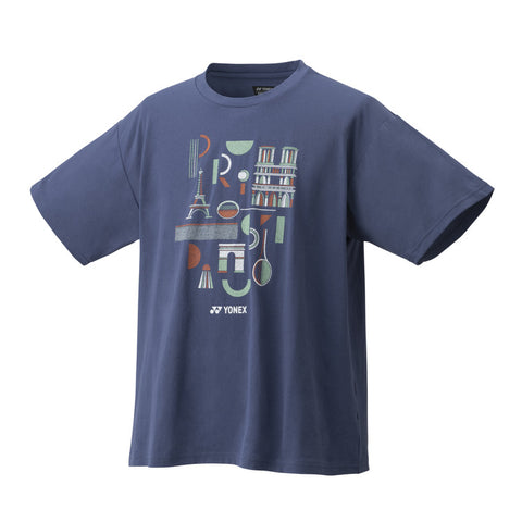 Yonex 2024 Paris Olympic Souvenir UNISEX T Shirt (Blueberry)