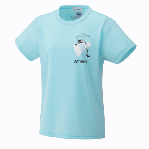 Yonex 2024 Japan Exclusive LADIES T Shirt Aqua Blue (MADE IN JAPAN)