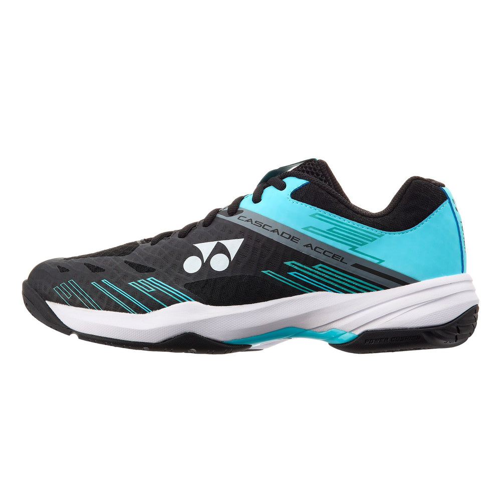 Yonex Power Cushion Cascade Accel (Black/Blue) WIDE Badminton Shoes [VIP Sale]