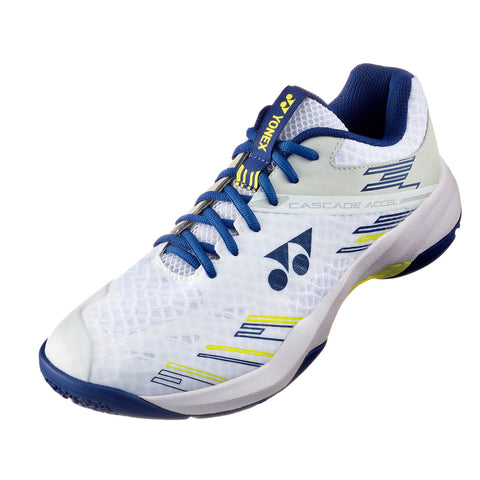 Yonex Power Cushion Cascade Accel (White/Navy) Badminton Shoes