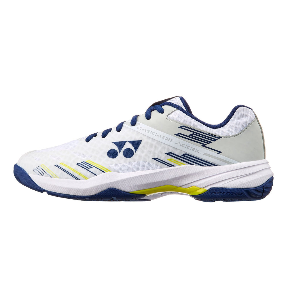 Yonex Power Cushion Cascade Accel (White/Navy) UNISEX Badminton Shoes [VIP Sale]