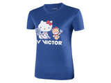 Victor X Hello Kitty Ladies T Shirt (KT203) Navy [CLEARANCE]