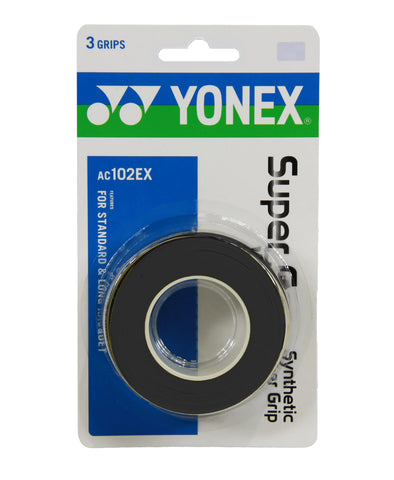 Yonex AC102EX Super Grap（3包裹）黑色