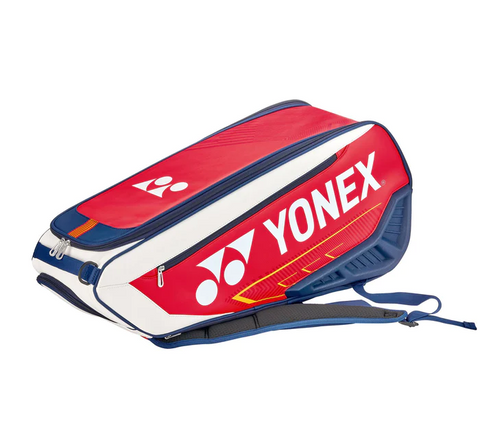 Yonex EXPERT Series Badminton Bag White/Navy/Red (Medium - 6pcs)