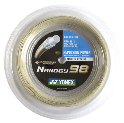 Yonex Nanogy 98 200m Reel Badminton String