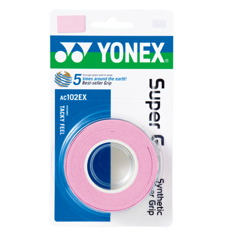 Yonex AC102EX Super Grap (3 wraps) Pink