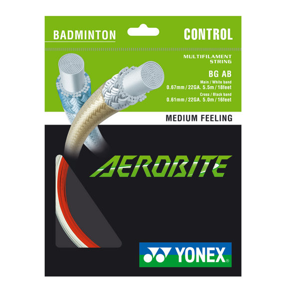 Yonex BG Aerobite (Hybrid) Badminton String – Badminton Click