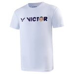 Victor Unisex Logo T Shirt White (Tai Tzu Ying cartoon) [CLEARANCE]