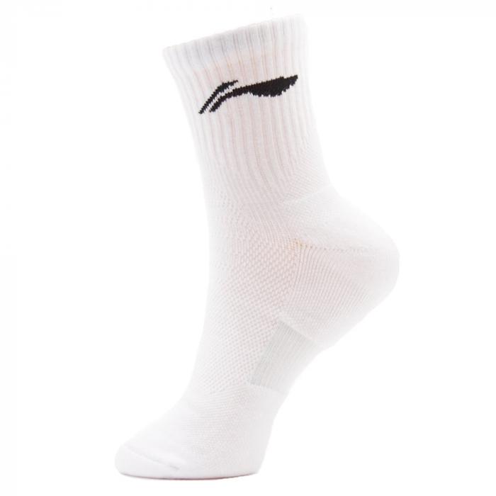 Li Ning Sports Socks White/Black (Free Size)